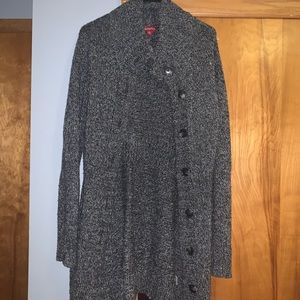 Gray cardigan